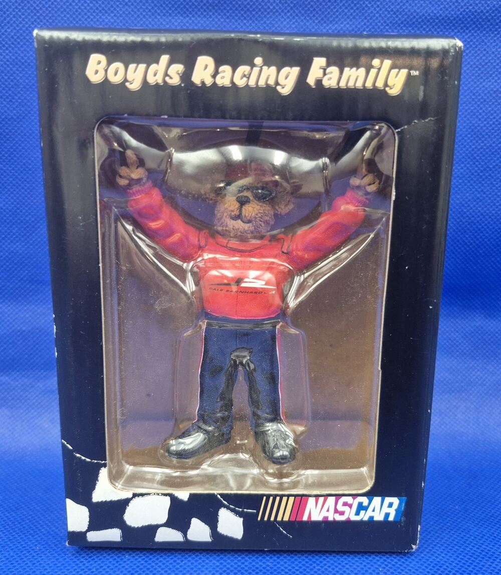 Vintage Boyds Racing Family Dale Earnhardt Jr NASCAR Bearstone Ornament in Box